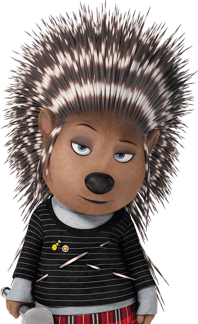 Punk Rocker - Sing Movie Characters (750x1115), Png Download