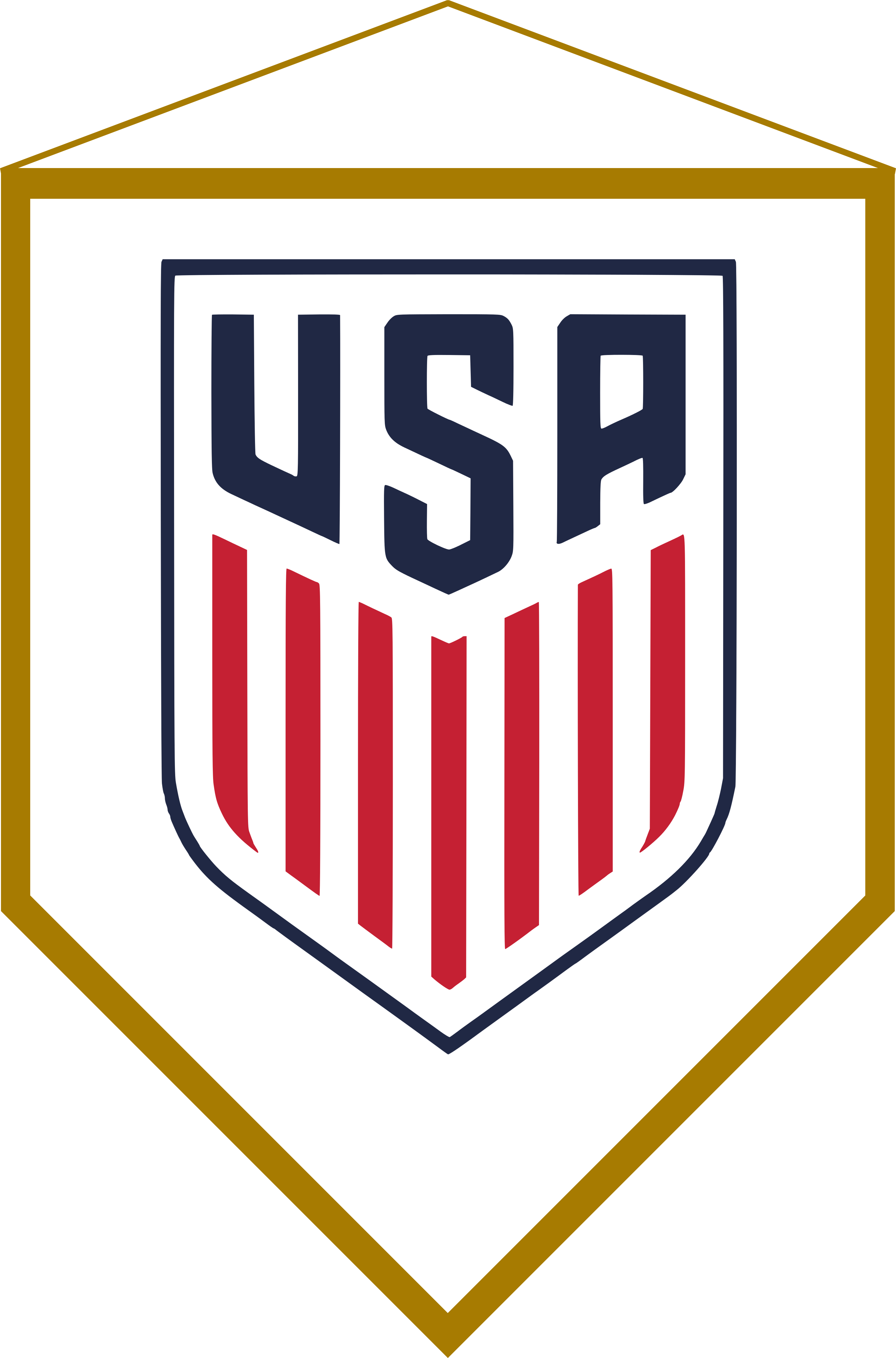 Logo Banderín Estados Unidos - Usa Soccer Team Logo Vector (3647x5527), Png Download