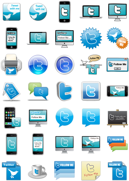 Twitter Icon Pack By Jack Cai - Electric Blue (536x644), Png Download