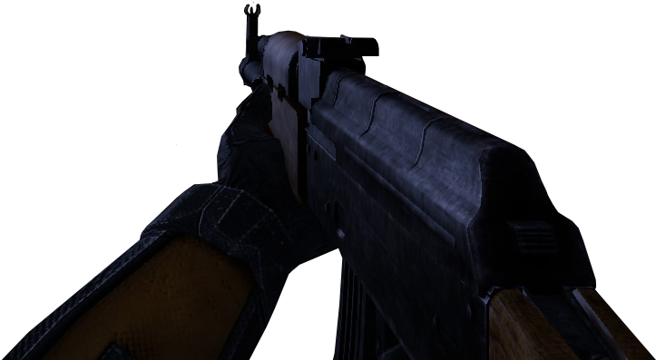 3 Tagline Unlocked - Ak 47 First Person Png (756x446), Png Download