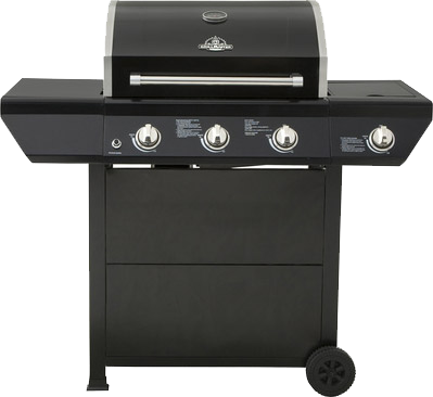 3-burner Gas Grill - Grill Master Grill (399x366), Png Download