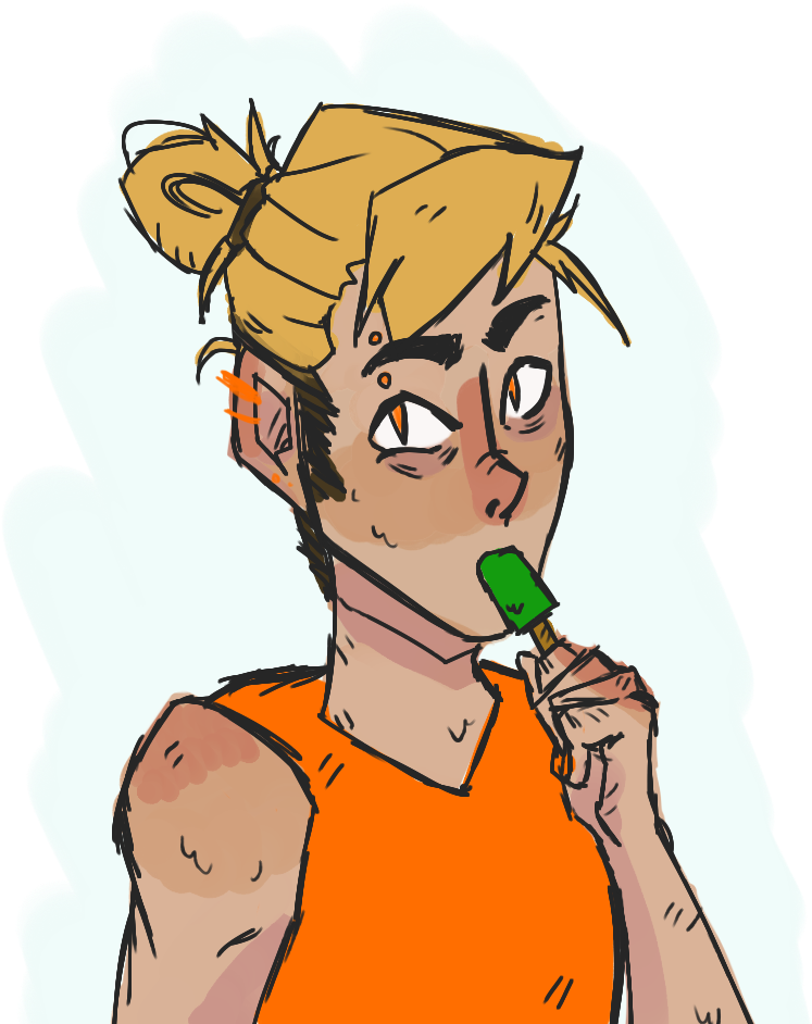 “ Obnoxiously Colored Dirk With An Obnoxiously Phallic - Reference (1000x1000), Png Download