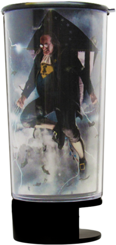 Ben Franklin Spit Bud - Ben Franklin Spit Bud Portable Spittoon With Can Opener: (450x600), Png Download