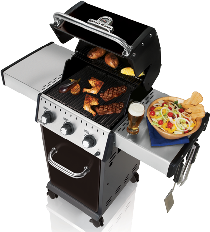 Broil King Baron™ Bbq - Broil King Baron 320 3 Burner Gas Barbecue (426x486), Png Download