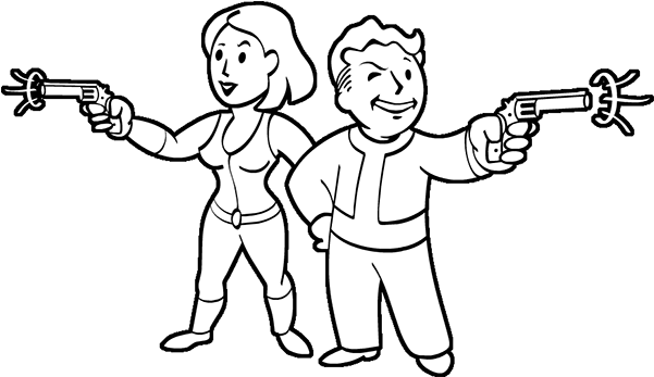 Trigger Rush - Fallout Vault Boy Phone Case - Iphone 5c (624x397), Png Download