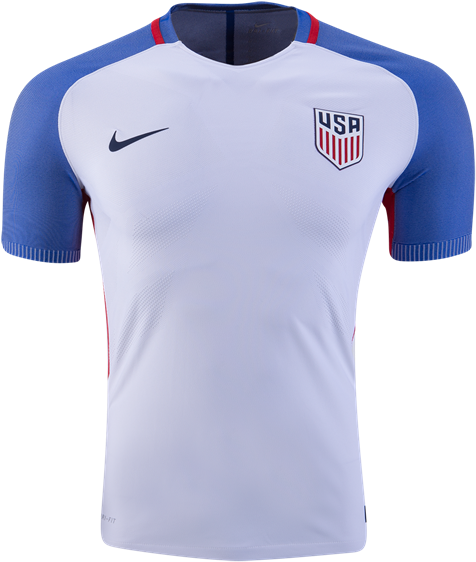 Usa 2016 Home Soccer Jersey - Camisa De Estados Unidos (600x600), Png Download
