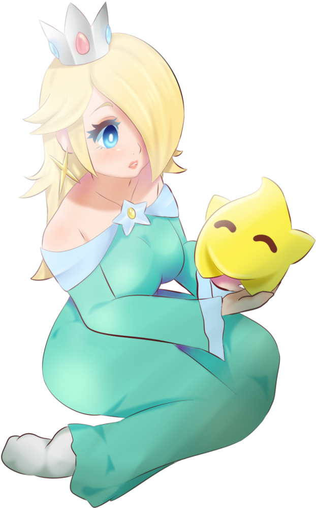 Rosalina And Luma By Awworkshop - Rosalina Anime Style (786x1017), Png Download