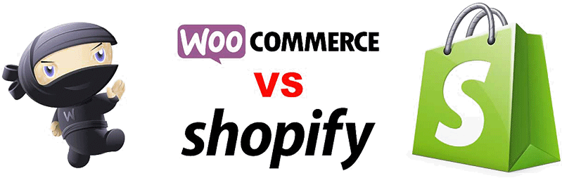 Woocommerce Vs Shopify - Woocommerce Shopify (800x267), Png Download