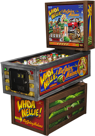 Big Juicy Melons Pinball Machine * - Whoa Nellie! Big Juicy Melons Pinball Machine (402x602), Png Download
