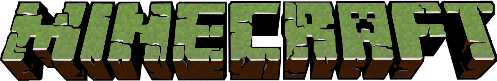 Minecraft Grass Text - Minecraft Logo (1600x333), Png Download