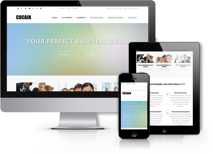 Cocain, Joomla Business Template - Virtuemart (800x600), Png Download
