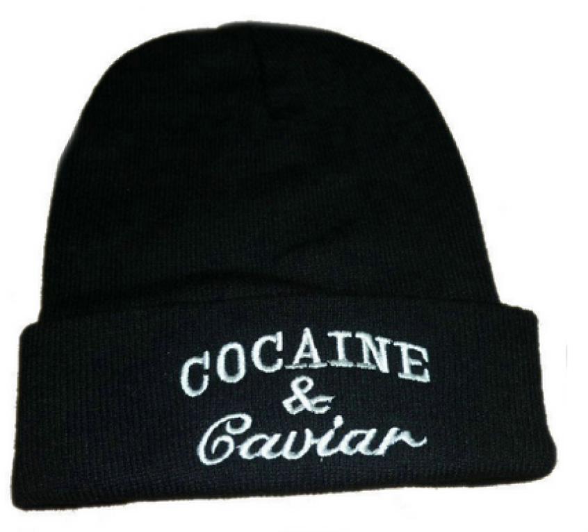 Fashion Hat Cocain & Caviar Winter Cap Women Men (845x1000), Png Download