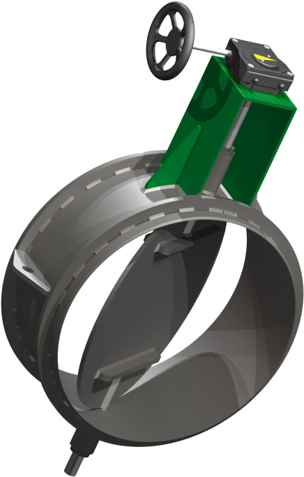 Throttle Valve Ela - Valve (740x851), Png Download