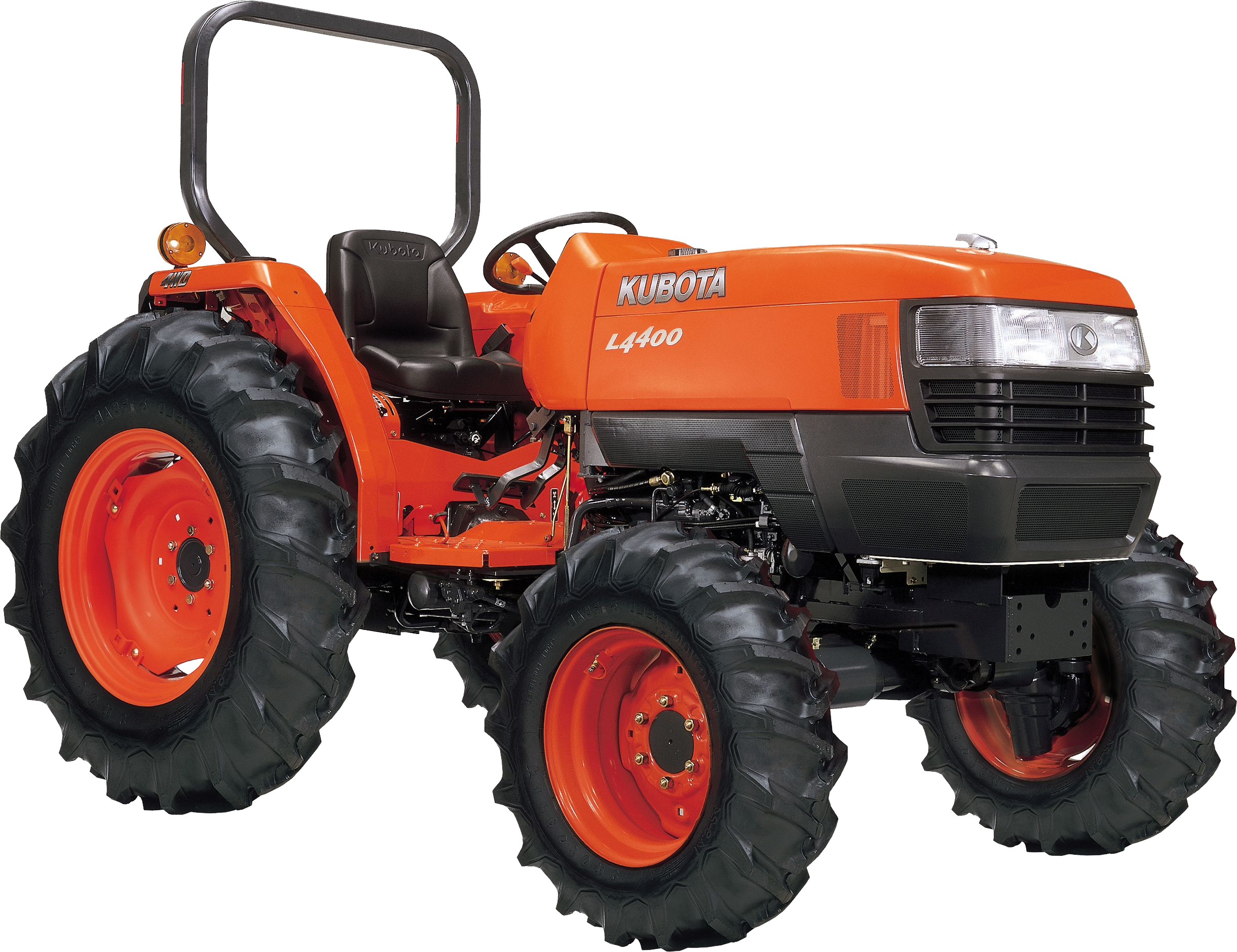 Tractor Png - Kubota L4400 (2441x1880), Png Download