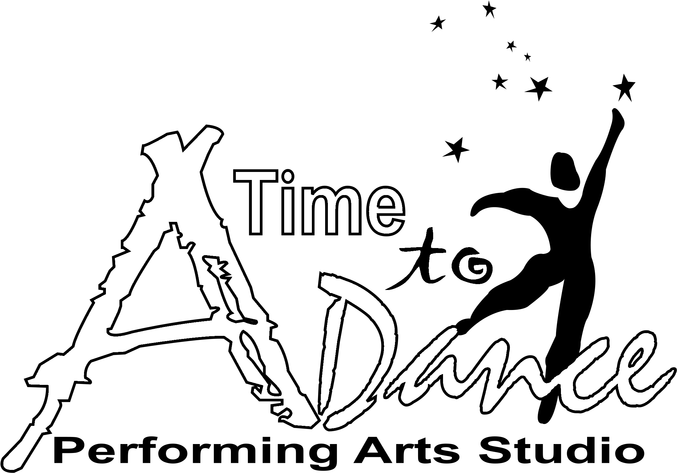 A Time To Dance Logo Black And White - Dance (2400x2400), Png Download