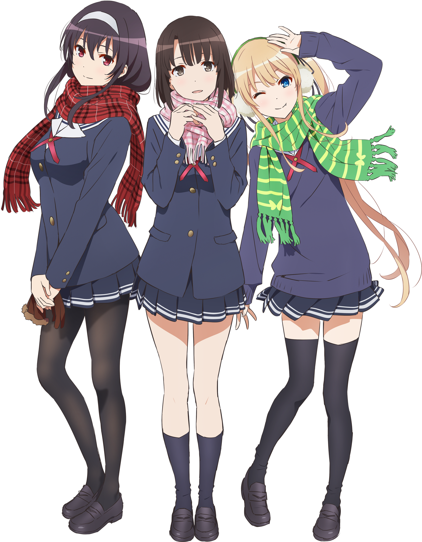 Download Png - Megumi Kato Saekano Utaha (1500x1780), Png Download