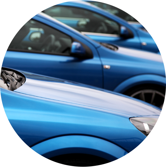 Aspen Managing General Agency To Enter The Texas Private - Blue Car Fleet (563x565), Png Download