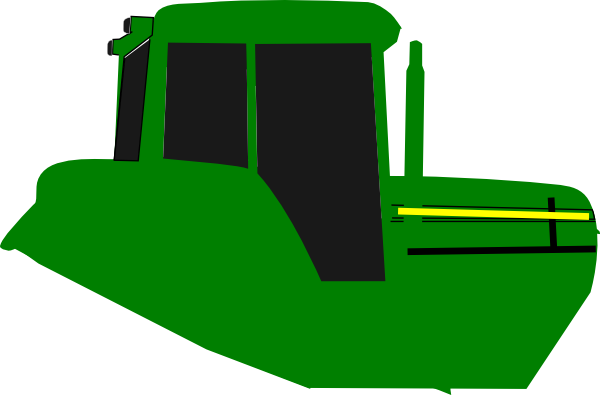 How To Set Use Tractor Clipart - John Deere Tractors Cartoon (600x395), Png Download