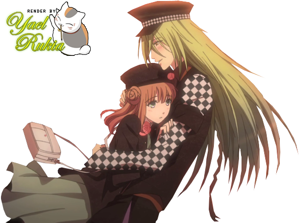 Render Amnesia Ukyo Y Heroine By Yaelrukia - Ukyo And Heroine Render (607x450), Png Download