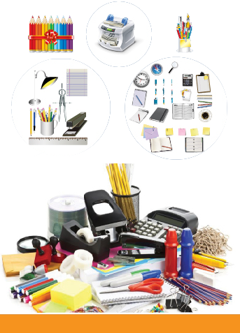 Stationery Things (343x477), Png Download