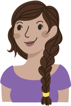 Meet Valeria The Scientist - Cartoon (360x432), Png Download