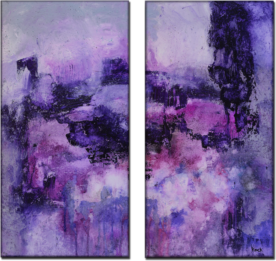 Beautiful Colorful Abstract Art By Michel Keck - Painting (1024x1024), Png Download