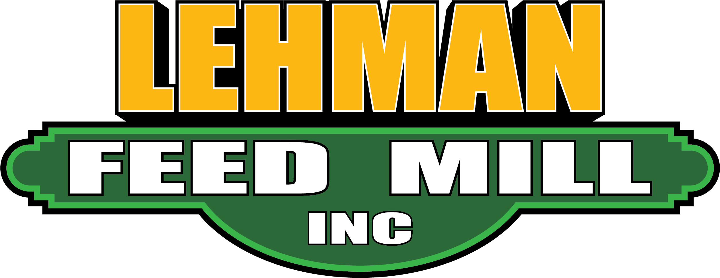 Lehman Feed Mill - Agriculture (2668x1117), Png Download