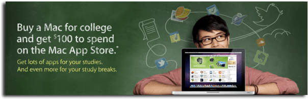 Apple's Back To School Promotion Starting Soon - Apple Back To School (640x231), Png Download