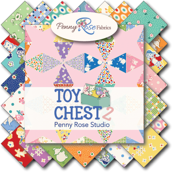Toy Chest 2- 5" Stacker Bundle 42 Pc By - Toy Chest 2 - 5" Stackers Quilting Precut 5" Fabric (600x600), Png Download