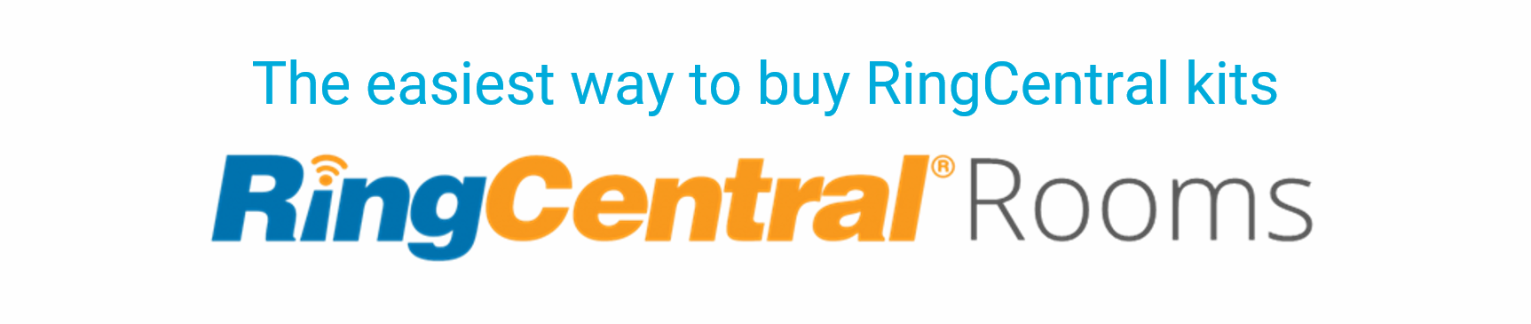 Get Yoour Ringcentral Rooms From Vcg - Logitech Group Ringcentral Rooms Video Conference Bundle (1725x365), Png Download