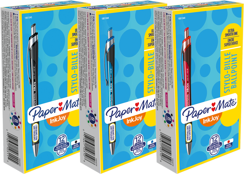 Product Image - Paper Mate Pap1951343 Inkjoy 550 Rt Retractable Ballpoint (850x850), Png Download
