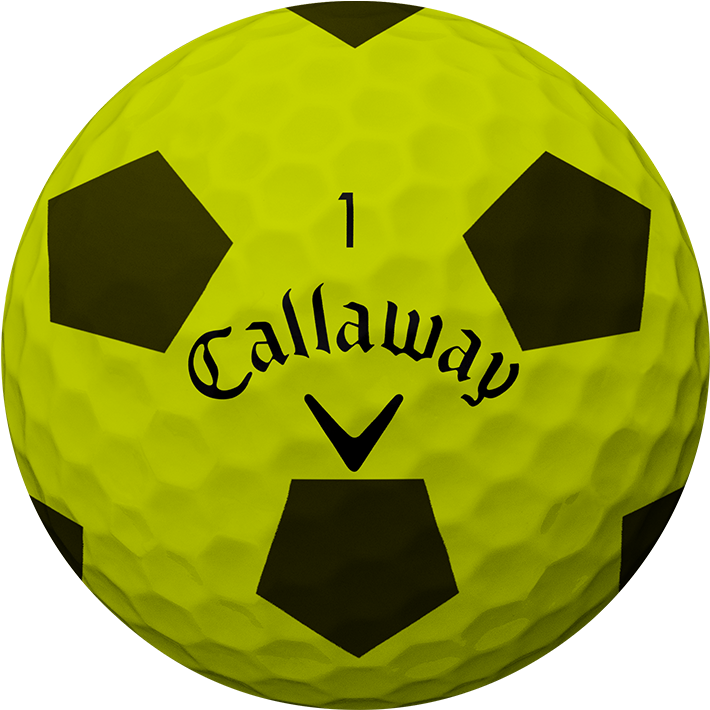 2018 Chrome Soft Truvis Yellow Golf Balls - Callaway Chrome Soft Green (950x950), Png Download