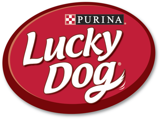 Lucky Dog Logo - Purina Lucky Dog Chews (581x443), Png Download