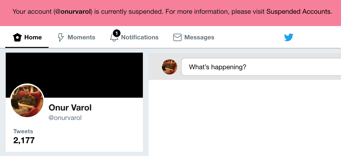 If The Platform Makes A Mistake And Suspends Or Bans - Account Suspended (1432x658), Png Download