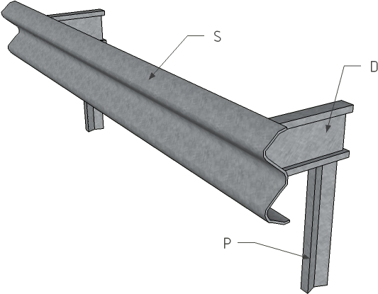 Crash Barrier-int - Farming Simulator Crash Barrier (574x445), Png Download