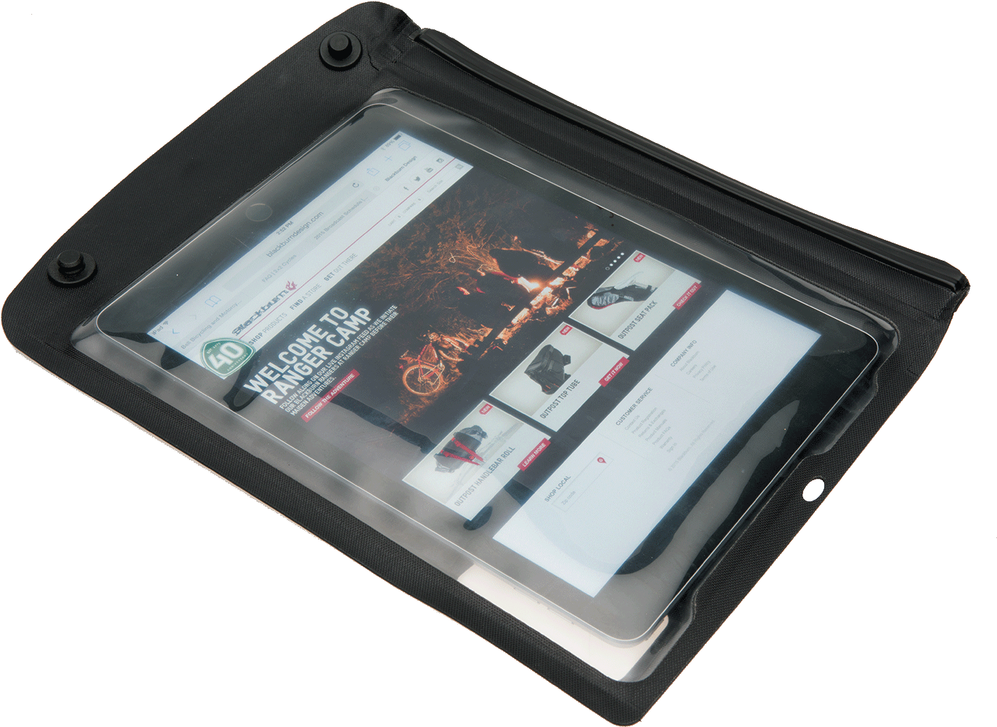 Blackburn Barrier Map And Tablet Case - Blackburn Barrier Map Case (1500x1089), Png Download