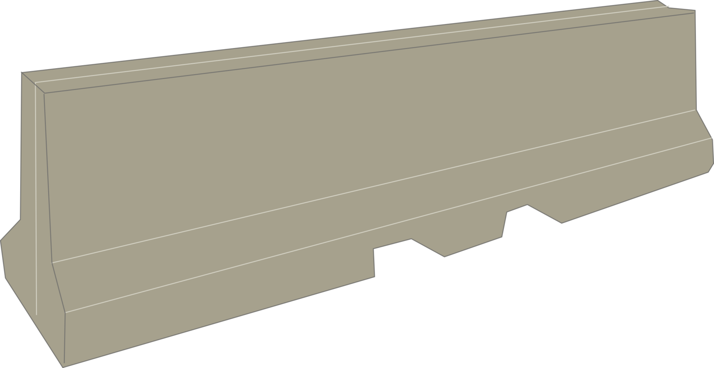 Traffic Train Computer Icons Boom Barrier Download - Jersey Barrier Clip Art (1452x750), Png Download