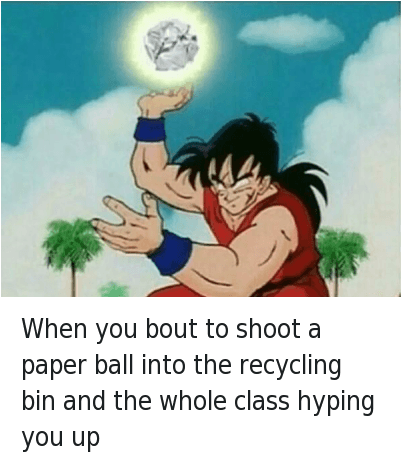 Basketball, Dragonball, And Hype - Dbz Twitter Memes (400x498), Png Download