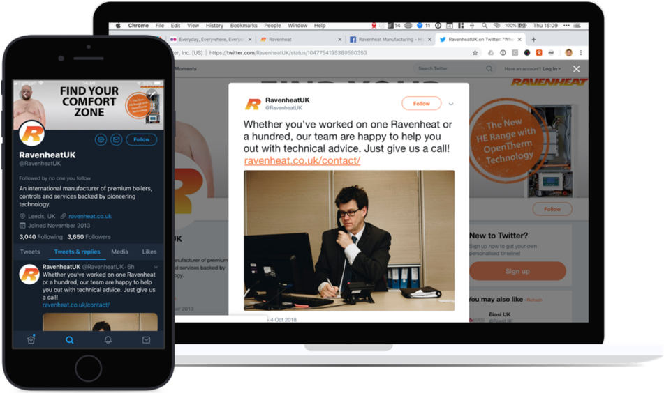 Working Closely With The Team At Ravenheat, We Manage - Website (1000x563), Png Download