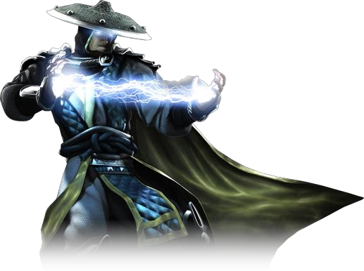 Vs - Raiden Mortal Kombat Png (517x386), Png Download
