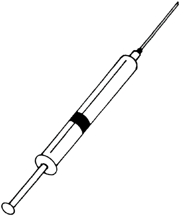 28 Collection Of Injection Drawing Easy - Needle And Syringe Drawing (350x422), Png Download