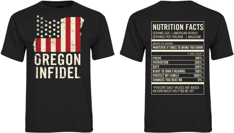 Oregon State Infidel Choose Your Back - Reef Band T Shirts (800x494), Png Download