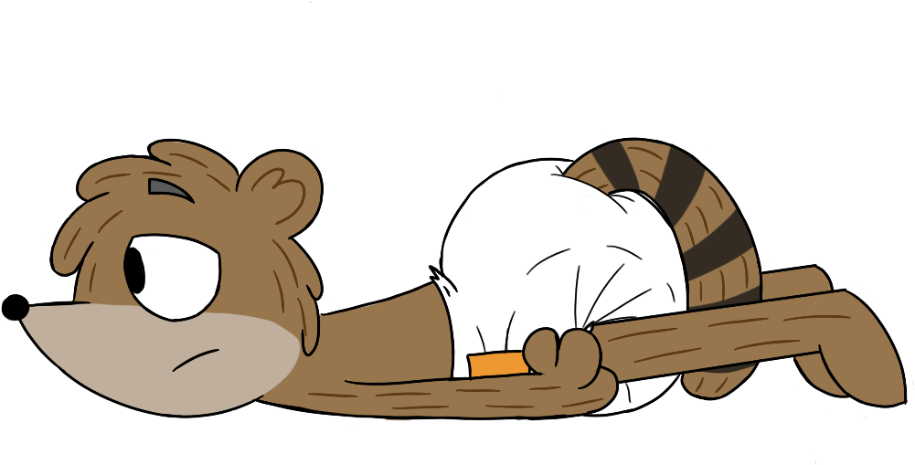 Fanart / Rigby - Rigby Fan Art (1024x600), Png Download