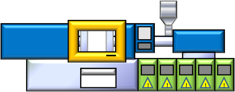 How To Set Use Injection Moulding Machine Svg Vector - Injection Molding Machine Icon (900x352), Png Download