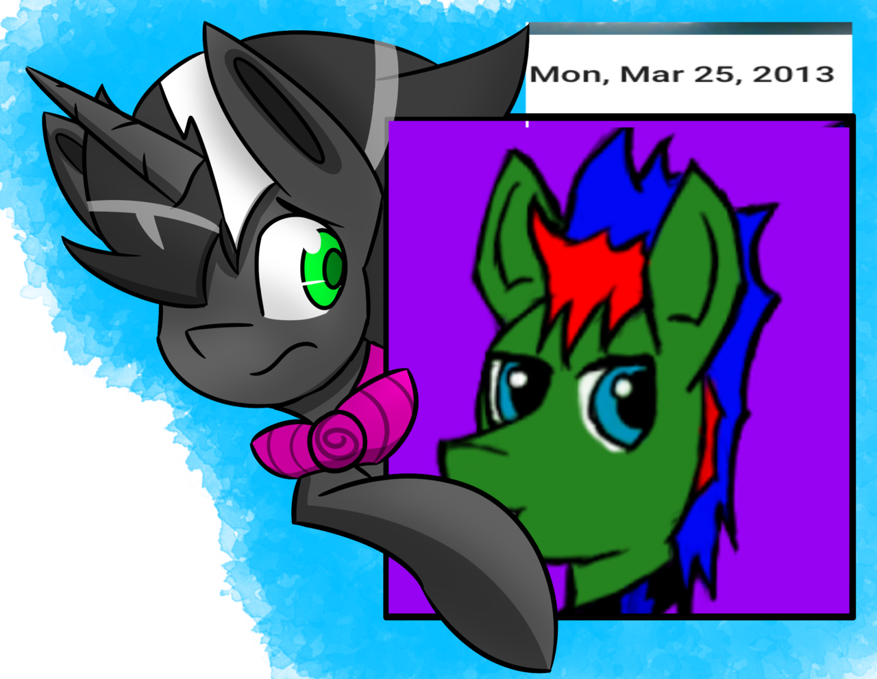 Askhypnoswirl, Bowtie, Oc, Oc - Heart (1280x991), Png Download