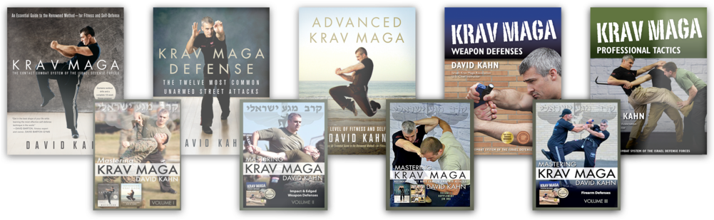 David Kahn Krav Maga Books Dvds - Krav Maga Weapon Defenses By David Kahn (1000x321), Png Download