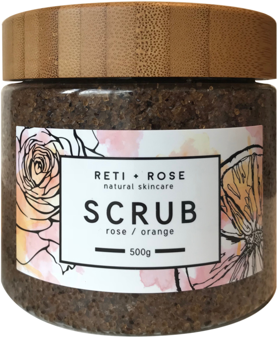 Rose Orange Scrub New (1000x1000), Png Download