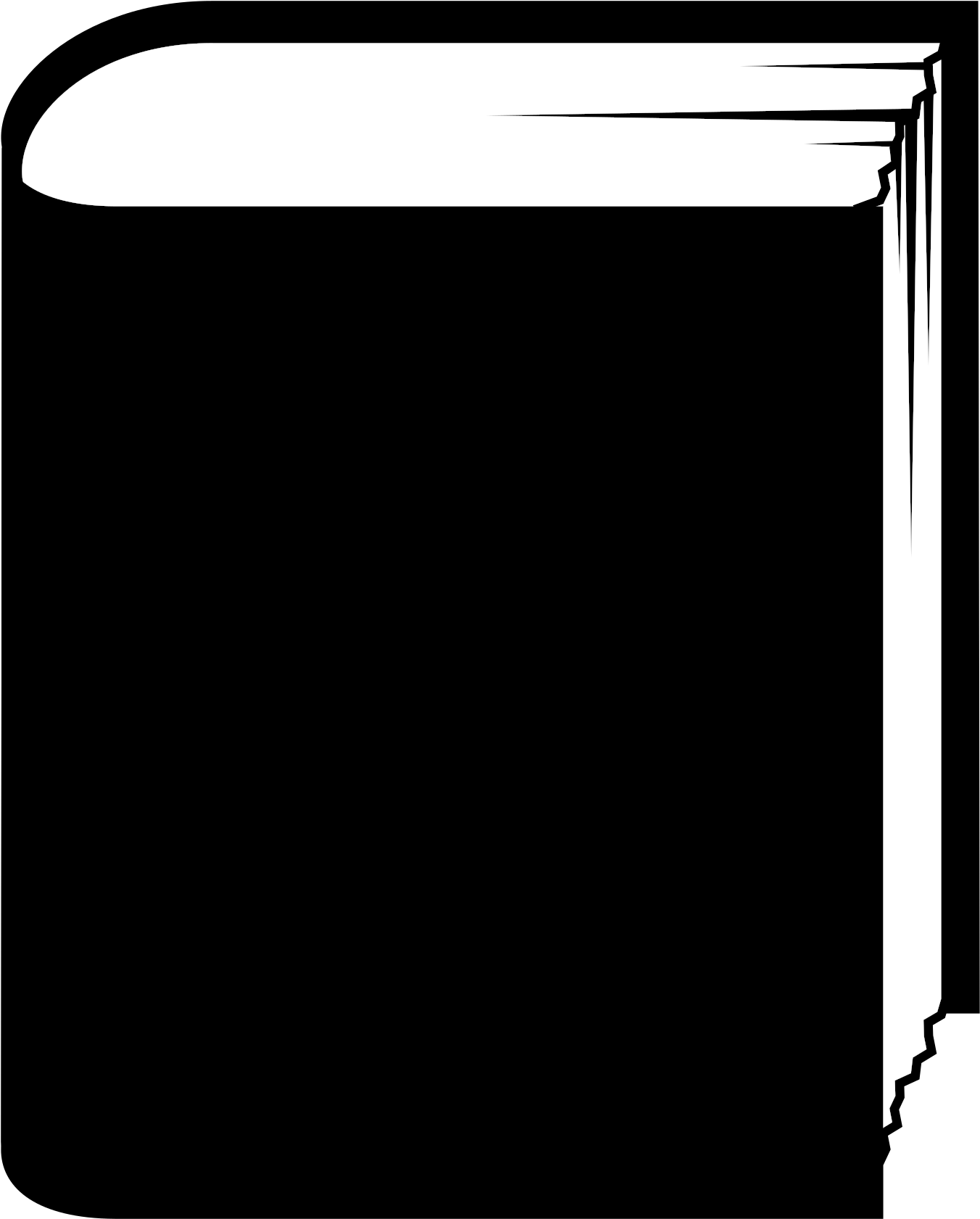Hardcover Book Cover Computer Icons Reading - Clip Art Book (530x750), Png Download