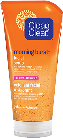 Clean & Clear® Morning Burst® Facial Scrub - Exfoliant Clean And Clear (430x514), Png Download