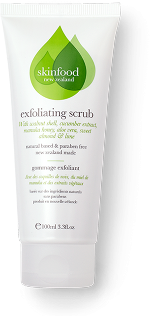 Skinfood Exfoliating Scrub 100ml (372x650), Png Download